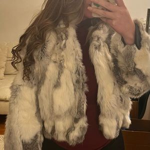 Real fur coat size Medium